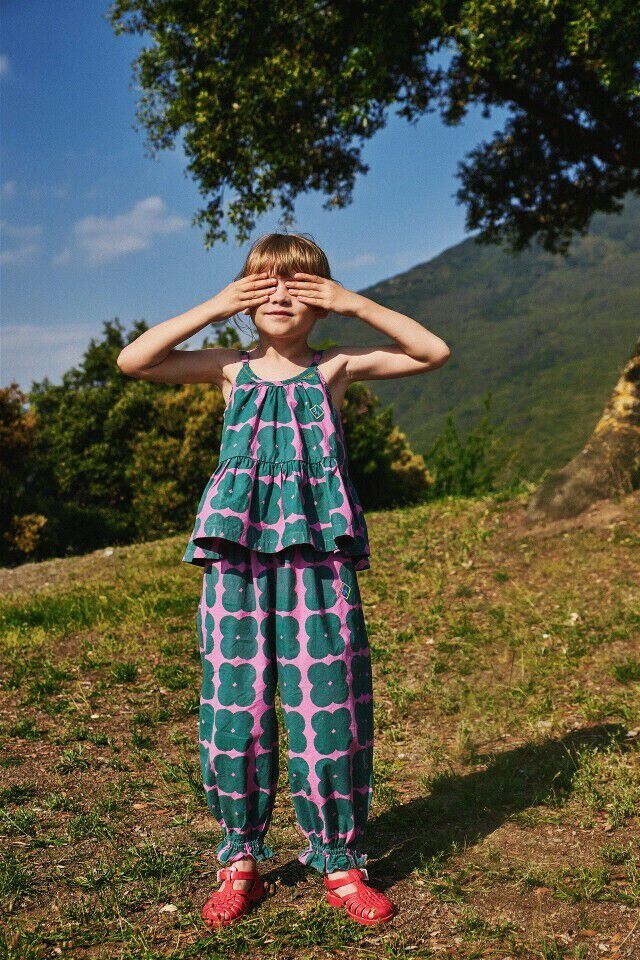 Gr&uuml;ne Jelly Mallow Blusen CLOVER SLEEVELESS BLOUSE - large