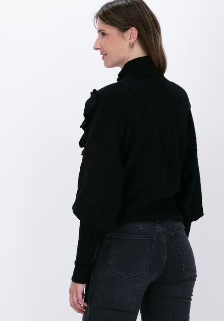 Schwarze SILVIAN HEACH Rollkragenpullover SWEATER RIBBAR - large