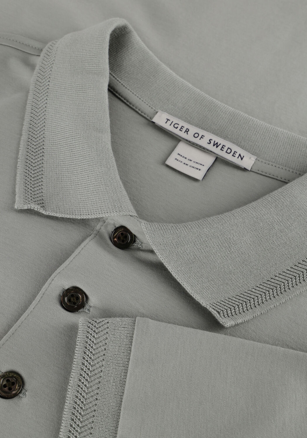 Gr&uuml;ne TIGER OF SWEDEN Polo-Shirt RIOSE - large