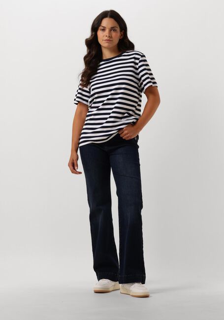 Blaue SUMMUM T-shirt SHORT SLEEVE TOP CLASSIC COTTON TEE - large