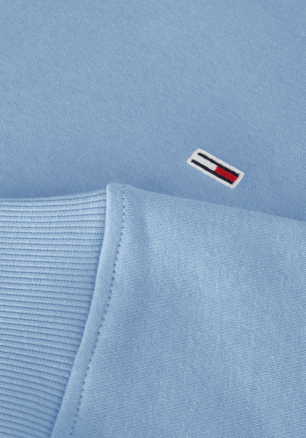 Hellblau TOMMY JEANS Pullover TJM REG S FLAG CREW - large