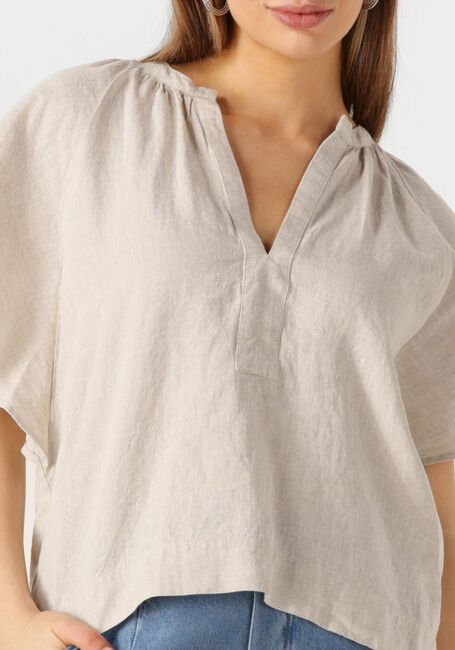Sand BY-BAR Blusen VINA LINNEN BLOUSE - large