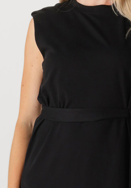 Schwarze SELECTED FEMME Maxikleid SLFHALLEY SL SHOULDERPAD ANKLE - large
