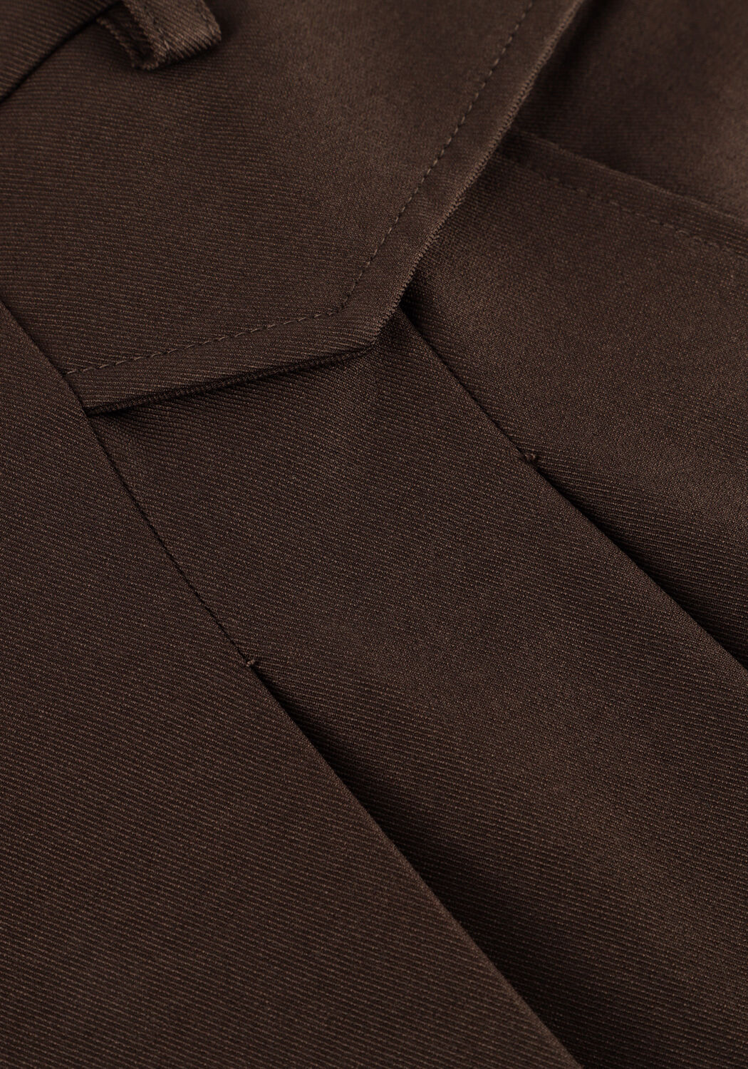 Braune CO'COUTURE Minirock LUNA POCKET PLEAT MINI SKIRT - large