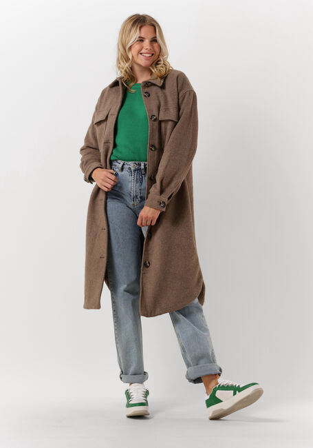 Braune OBJECT Mäntel ELLA WOOL COAT - large