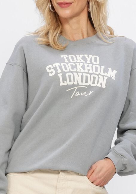 Graue PENN & INK Sweatshirt SWEATER PRINT - large