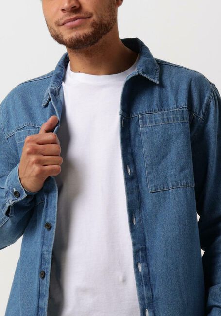 Blaue ANERKJENDT Overshirt AKHERBERT DENIM OVERSHIRT - large