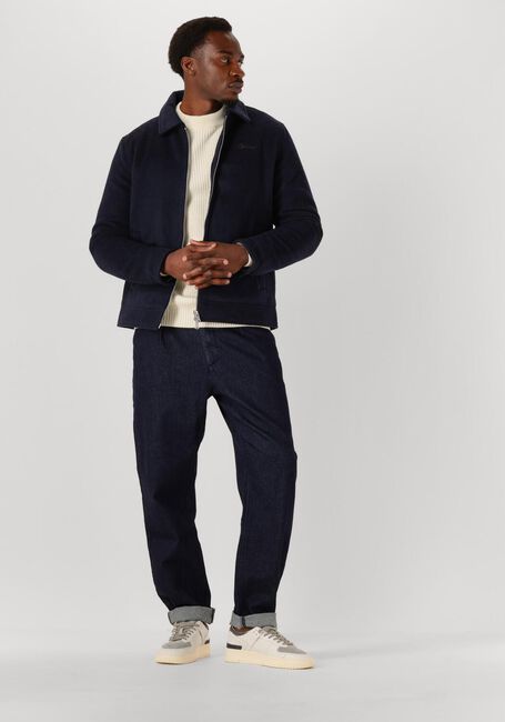 Dunkelblau DSTREZZED Jack PAT WOOL JACKET - large