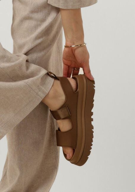 Braune UGG Flache Sandalen W GOLDENGLOW - large