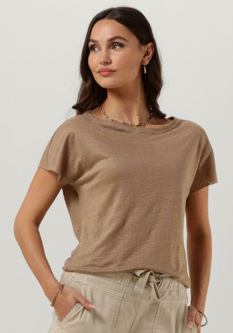 Camelfarbene MOSCOW T-shirt 48-04-ISABEL - large