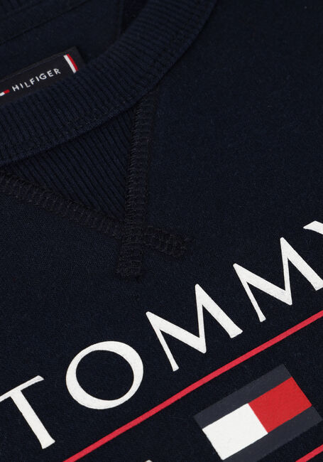 Dunkelblau TOMMY HILFIGER Sweatshirt TOMMY FLAG HILFIGER SWEATSHIR - large