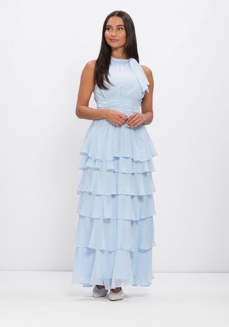 Hellblau NEO NOIR Kleider MARLI SOLID CHIFFON DRESS - large