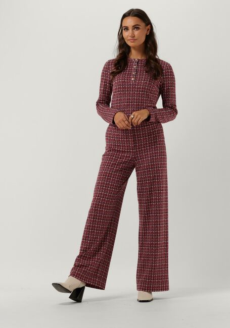 Rote VANILIA Hose TARTAN TWEED TUBE - large