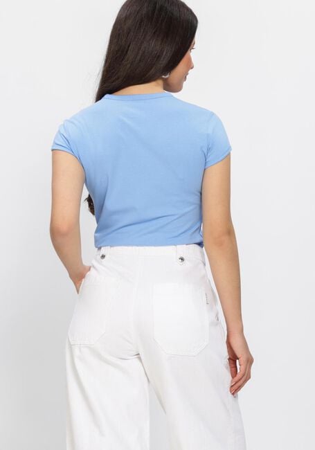 Blaue CALVIN KLEIN T-shirt SS GRAPHIC LOGO BABY TEE - large