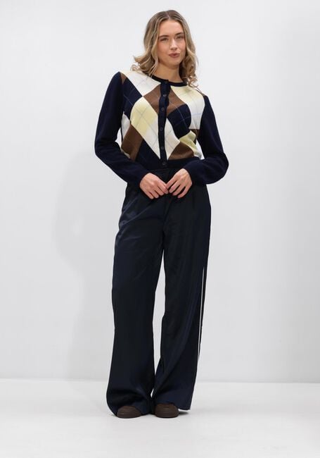 Dunkelblau GESTUZ Weite Hose GZBICCA HW PANTS - large