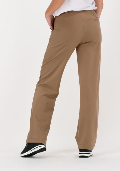 Camelfarbene KNIT-TED Weite Hose FLOOR PANTS - large