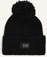 Schwarze UGG Mütze CHUNKY RIB KNIT BEANIE W POM - medium