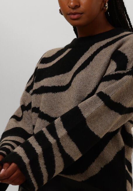 Schwarze OBJECT Pullover OBJDIANA LO L/S KNIT PULLOVER - large