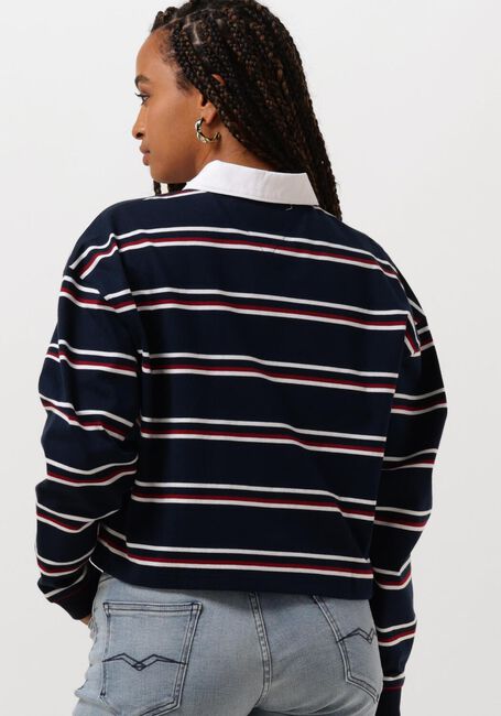 Blaue TOMMY JEANS Tops & T-shirts TJW LETTERMAN STRIPE - large