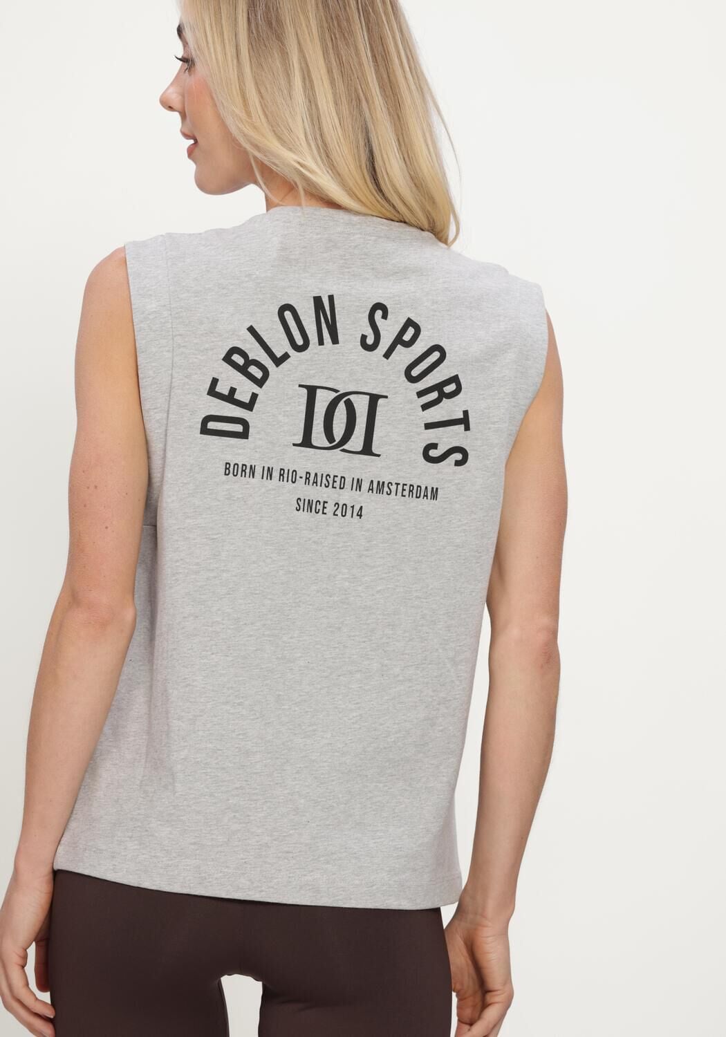 Graue DEBLON SPORTS Tanktops IONA T-SHIRT - large