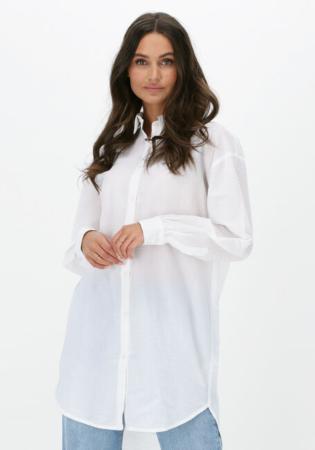 Weiße MY ESSENTIAL WARDROBE Blusen LUNA ANNE LONG SHIRT - large