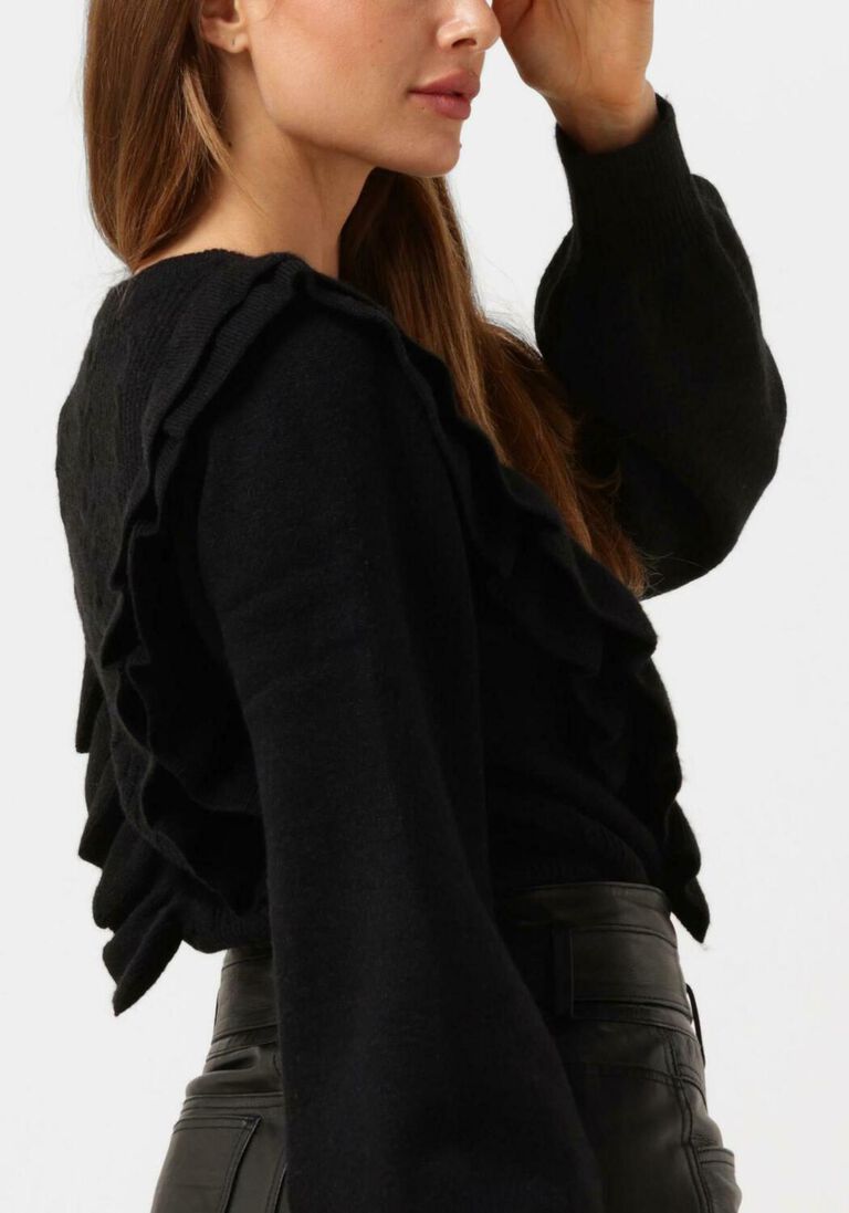 schwarze silvian heach pullover maglia m/l sweater OE8557