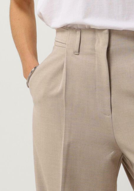 Beige MSCH COPENHAGEN Weite Hose MSCHDIVAN MICHELLE HW LONG PANTS - large