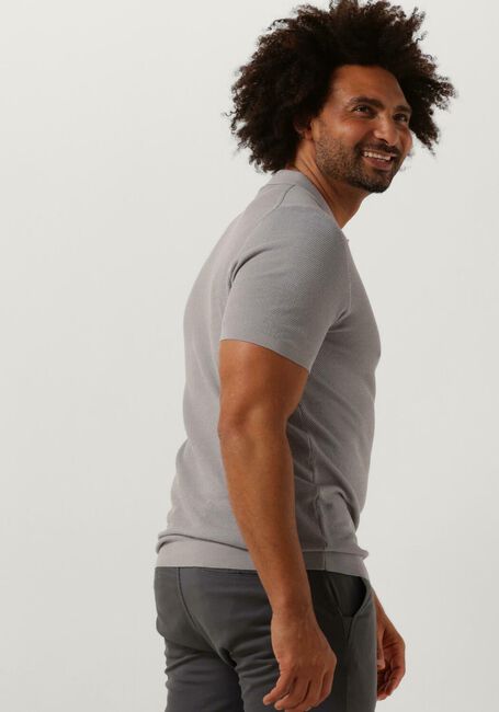Graue DRYKORN T-shirt TRITON - large