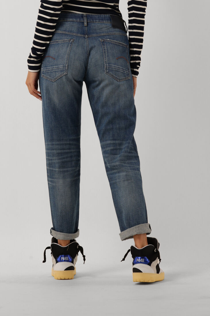 blaue g-star raw mom jeans kate boyfriend