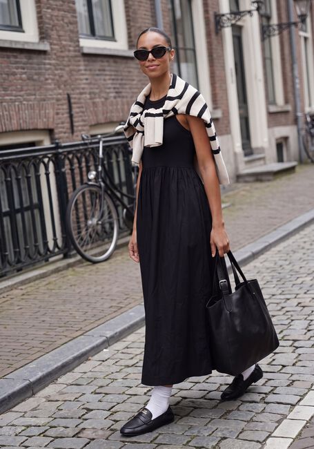 Schwarze Y.A.S. Maxikleid YASMIRA SL LONG DRESS - large