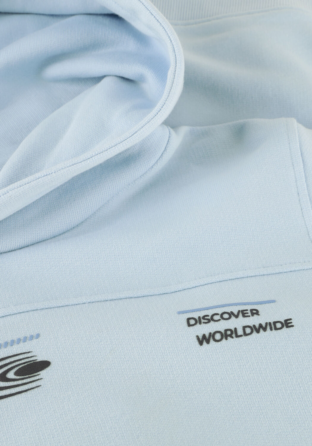 Hellblau INDIAN BLUE JEANS Pullover HOODIE CUT+SEW - large