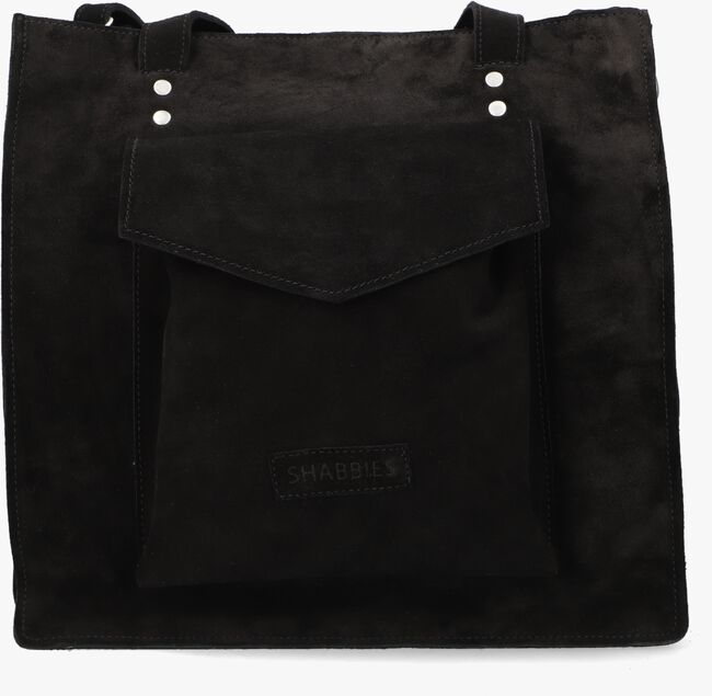 Schwarze SHABBIES Handtasche SHOPPER L 213020056 - large