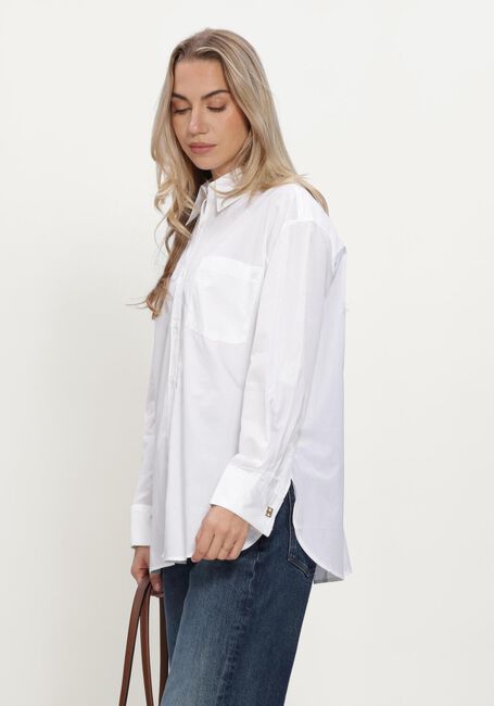 Wei&szlig;e TOMMY HILFIGER Blusen POPLIN DOUBLE CUFF SHIRT - large