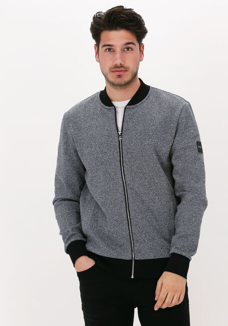 Schwarze BOSS Strickjacke SKILES 41 10238558 - large