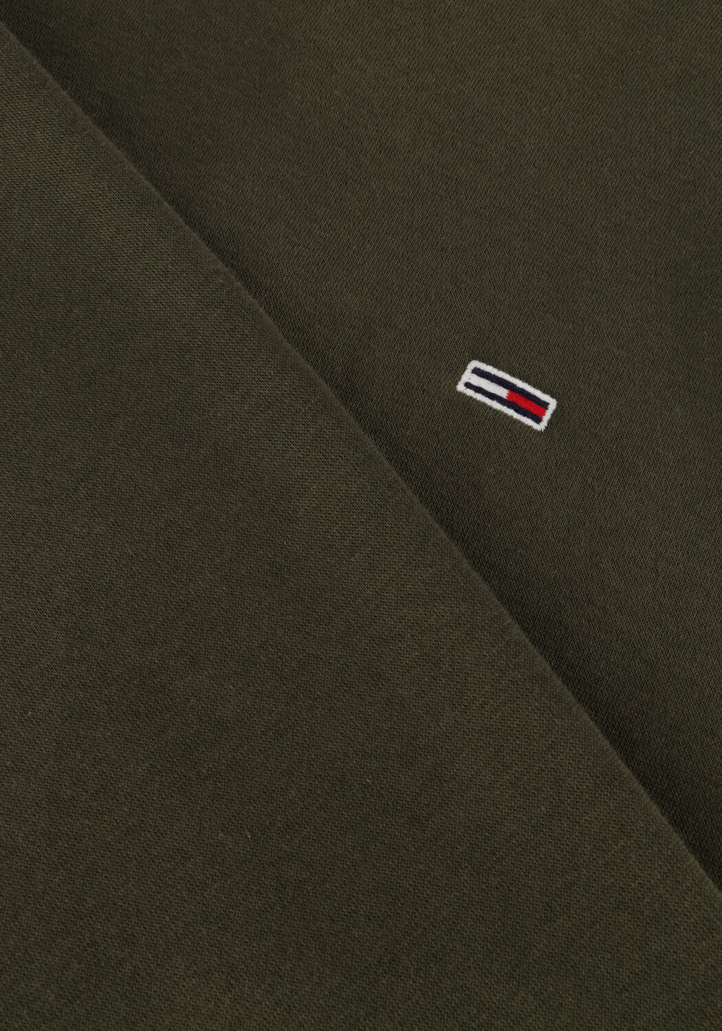 Dunkelgr&uuml;n TOMMY JEANS Pullover TJM REG S FLAG CREW - large