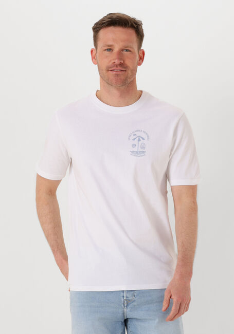 Weiße SCOTCH & SODA T-shirt REGULAR FIT LEFT CHEST LOGO T-SHIRT - large