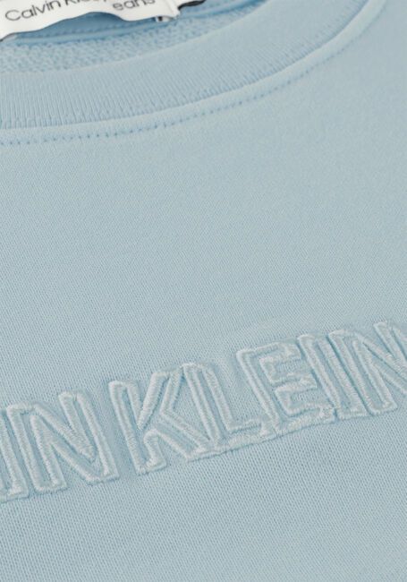Hellblau CALVIN KLEIN Sweatshirt CKJ RAISED EMBRO SWEARSHIRT - large