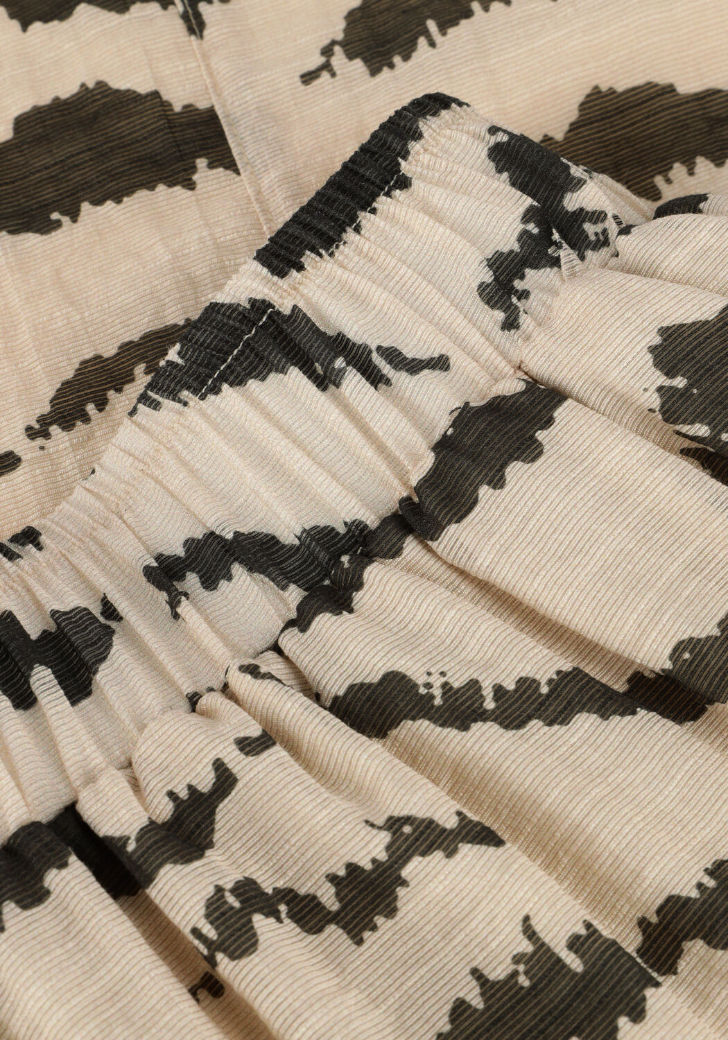 Beige BY-BAR Maxirock JUTA ZEBRA SKIRT - large