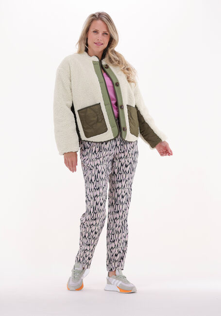 Ecru SCOTCH & SODA Teddy-Jacke REVERSIBLE JACKET WITH TEDDY - large