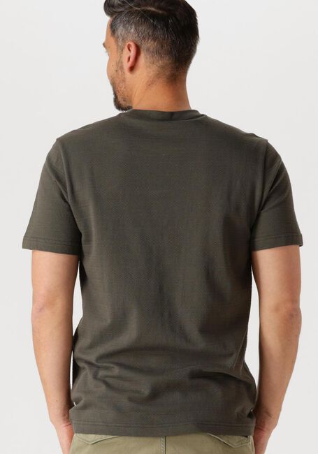 Grüne PME LEGEND T-shirt SHORT SLEEVE R-NECK JACQUARD STRIPES - large