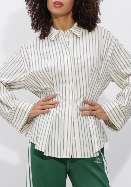 Nicht-gerade weiss NEO NOIR Blusen LYTRA STRIPE SHIRT - large