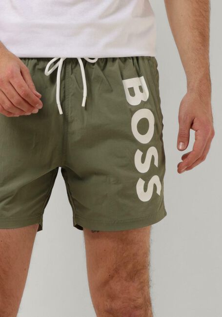 Grüne BOSS BLACK Badehosen OCTOPUS - large