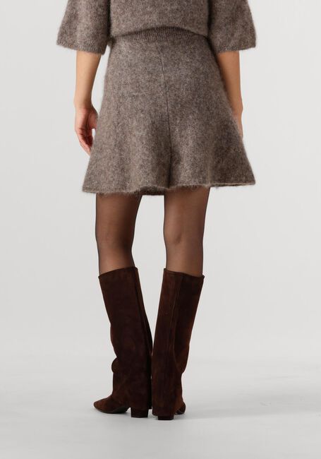 Braune SECOND FEMALE Minirock EMMALOU KNIT SKIRT - large