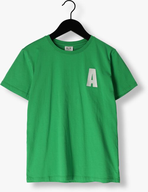 Grüne ALIX MINI T-shirt KIDS KNITTED A EMBROIDERY T-SHIRT - large