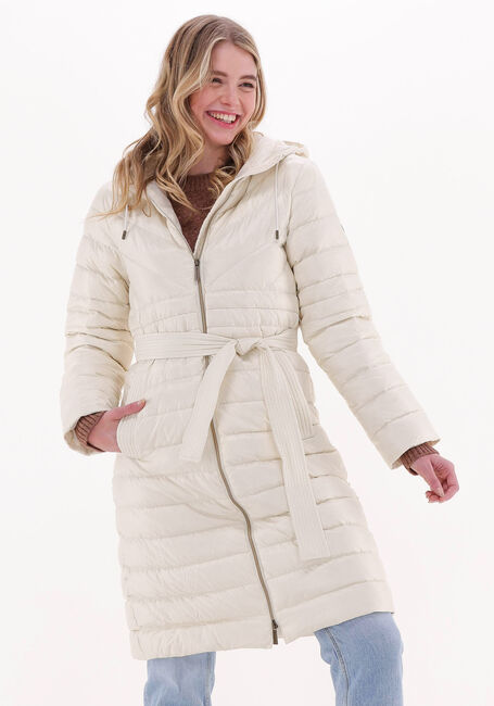 Creme MICHAEL KORS Wattierte Jack LONG FITTED PUFFER - large