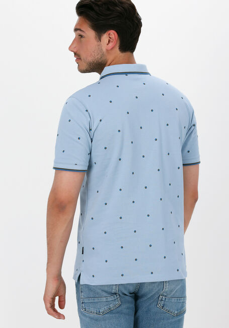 Blaue KULTIVATE Polo-Shirt PL DOTTED - large