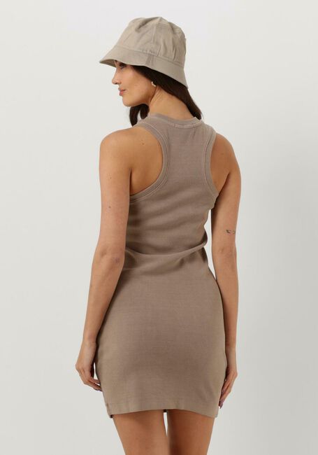 Taupe CALVIN KLEIN Minikleid INERAL DYE RIB TANK DRESS - large