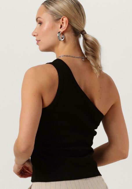 Schwarze SELECTED FEMME Top SLFANNA ONE SHOULDER TOP - large