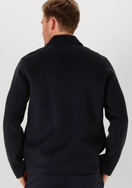 Schwarze PROFUOMO Overshirts OVERSHIRT WOOL ZIPPER - large