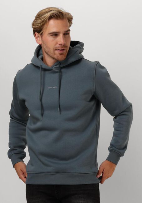 Blaue PURE PATH Pullover & Cardigans REGULAR FIT SWEATERS HOODIE301 - large